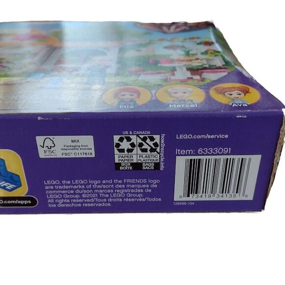 NIB Lego Friends 41444 Heartlake City Organic Cafe 314pcs Factory Sealed - Picture 3 of 3